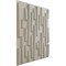 Ekena Millwork 19 5/8in. W x 19 5/8in. H Staggered Brick EnduraWall Decorative 3D Wall Panel Covers 2.67 Sq. Ft. WP20X20SBGBW - alternate 2